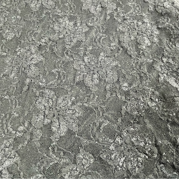 🔥Gorgeous Blondie Nites Lace Flare Ruffle Hem Sleeveless Black Dress XS/S - Picture 15 of 17